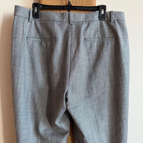 NWT MM Lafleur Mejia 3.0 Pants Sharkskin Gray Black/White Washable Wool Sz 14 - Picture 7 of 8